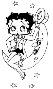 Betty Boop Onlayn Rəngləmə